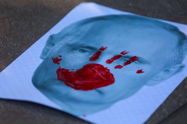 De russiske soldater, der overtog Berdjansk krævede, at borgmesteren og hans administration fortsatte deres arbejde. Men det nægtede de Foto: Ringo Chiu/Ritzau Scanpix