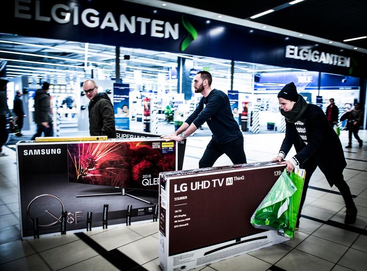 Privatforbruget faldt godt nok i fjerde kvartal sidste år, men har samlet set været med til at trække væksten kraftigt op i 2021. (arkivfoto) Foto: Jonas Olufson