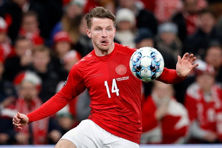 23-årige Anders Dreyer er en af to danske fodboldspillere, der spiller i den russiske liga for holdet FC Rubin Kasan. I kølvandet af Ruslands invasion af Ukraine vil forbund give udenlandske spillere mulighed for at rejse hjem.  Foto: Jens Dresling