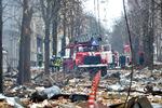   Ukraines næststørste by, Kharkiv, er nærmest omdannet til en ruinhob efter flere dages luftangreb Foto: Sergey Bobok/Ritzau Scanpix