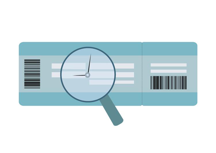 En familie på 10 kom i klemme hos Ryanair, da forskellige omstændigheder betød, at Ryanair måtte printe deres boardingkort mod et samlet gebyr på 4.400 kroner. Illustration: Karen Rosenlund 