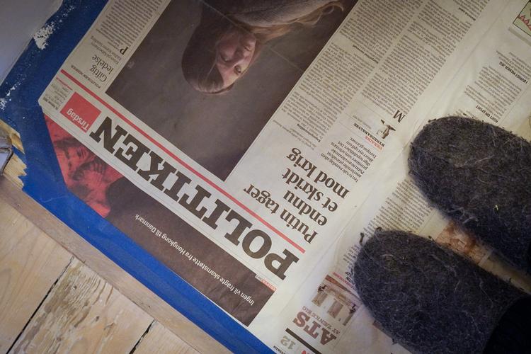 Work in progress. Mens Putins krigsmaskine med stor hast bevægede sig ind i Ukraine, går det knap så hurtigt med VVS-arbejdet på Østerbro.  