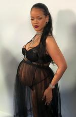 Rihanna ved Diors modeshow i Paris i sidste uge. Foto: Clotaire Achi/Ritzau Scanpix