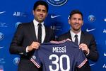 Nasser Al-Khelaifi fandt sidste år penge til at hente Lionel Messi til Paris. Nu kan bossen være på vej ud.  Foto: Francois Mori/Ritzau Scanpix
