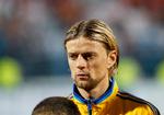 Anatoliy Tymoshchuk var i årene 2000-2016 en samlende figur på det ukrainske fodboldlandshold, men nu er han faldet i unåde. I den grad. Foto: Darko Vojinovic/Ritzau Scanpix