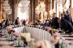 EU-lederne brugte et par dage i Versailles-slottets imposante sale til at se hinanden i øjnene og diskutere, hvordan man sikrer, at de sidste to ugers sammenhold ikke krakelerer i månederne frem, hvor der skal træffes lige så drastiske beslutninger.  Foto: Ian Langsdon/Ritzau Scanpix