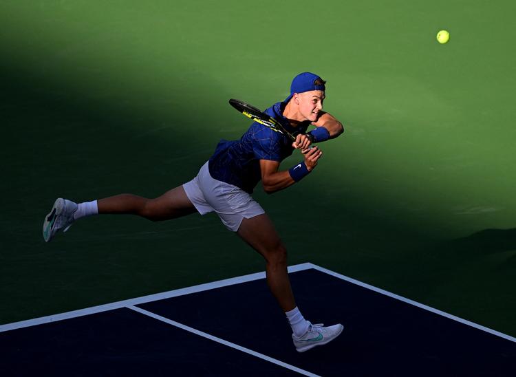 Holger Rune måtte gennem kvalifikationen, for at få plads i hovedturneringen i Indian Wells.  Foto: Jayne Kamin-oncea/Ritzau Scanpix