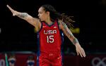 Med 30 point i sejren på 90-75 mod Japan blev Brittney Griner topscorer i OL-finalen for bare otte måneder  siden.  Foto: Eric Gay/Ritzau Scanpix
