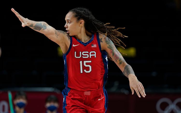 Med 30 point i sejren på 90-75 mod Japan blev Brittney Griner topscorer i OL-finalen for bare otte måneder  siden.  Foto: Eric Gay/Ritzau Scanpix