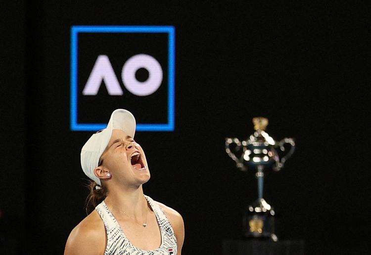 I en alder af 25 år havde Ashleigh Barty ikke mere at give af og stoppede tenniskarrieren. Lad det være en påmindelse om, at jagten på den ultimative succes selvfølgelig har en pris. Foto: Loren Elliott/Ritzau Scanpix