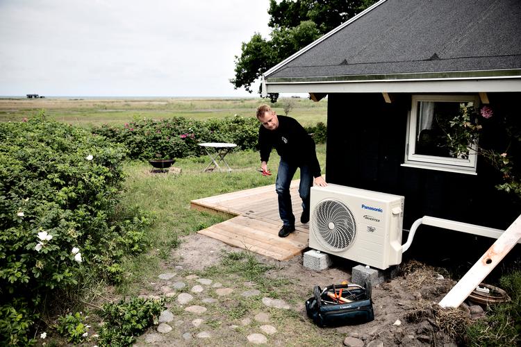 Varmepumper vinder frem som opvarmningsform, viser tal fra Danmarks Statistik. (arkivfoto) Foto: Joachim Adrian