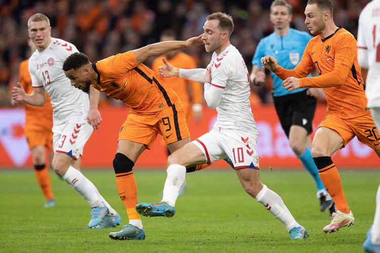 Med sit mål nummer 37 deler Christian Eriksen nu 6.-pladsen med Michael Laudrup på listen over de mest scorende på det danske landshold. Foto: Finn Frandsen