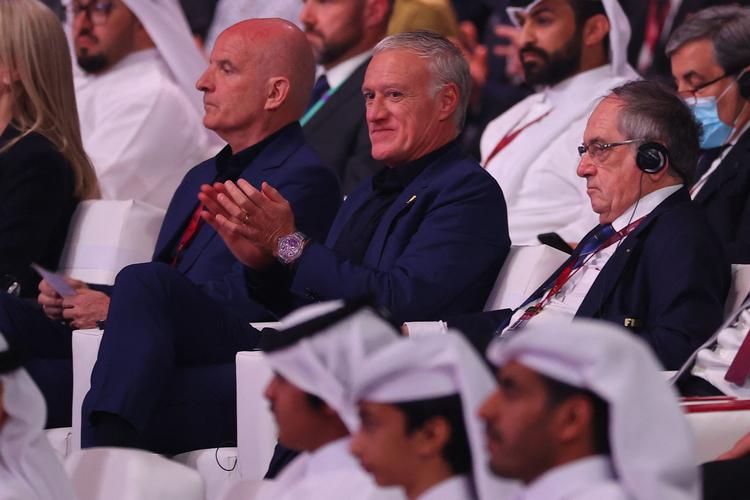 Danmark har vist sine kvaliteter, mener Frankrigs landstræner, Didier Deschamps, der ikke jubler ved tanken om at være i pulje med det danske landshold.  Foto: Karim Jaafar/Ritzau Scanpix