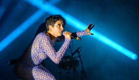 Julie Pavon var en af de optrædende til årets prisuddeling på Bremen Teater i København. Foto: Torben Christensen/Ritzau Scanpix