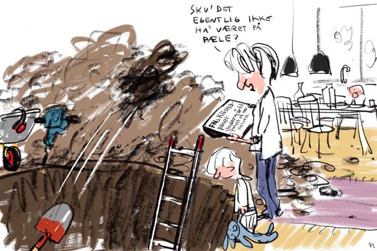 Tegning  Mette Dreyer