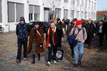 I februar begyndte uroen på Det Kongelige Akademi i København, hvor de studerende demonstrerede imod skolens akademiske udvikling. Siden er de blevet bakket op af undervisere fra skolen og studerende fra Designskolen Kolding.  Foto: Jens Dresling