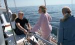 Vladimir Putin ses her med sin tidligere kone, Ljudmila Putina og parrets døtre tilbage i 2002.  Foto: Avalon. red / Avalon/Ritzau Scanpix