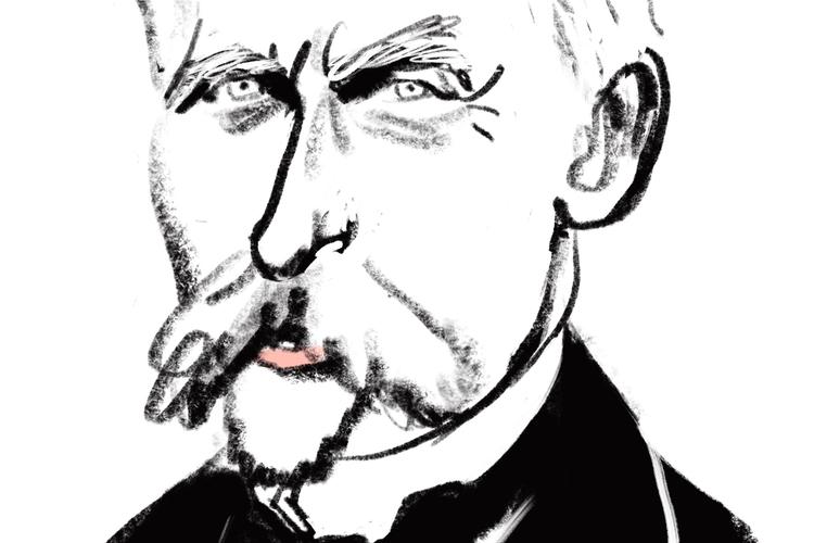 Hørup på hvid baggrund