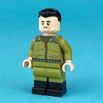 Legofiguren, der forestiller Zelenskyj. Foto: Citizen Brick/Ritzau Scanpix