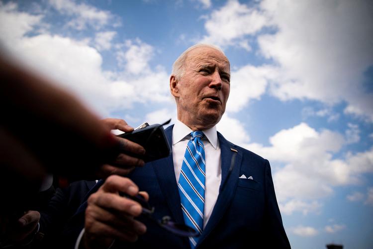 Den amerikanske præsident Joe Biden, mener at der tale om folkedrab i Ukraine. Eksperter påpeger, at det forudsætter, at der findes bevis for, at Rusland har et ønske om at udrydde ukrainere.  Foto: Alexander Drago/Ritzau Scanpix