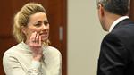 Amber Heard var til stede i retten, mens Johnny Depp gav sin forklaring.  Foto: Pool/Ritzau Scanpix