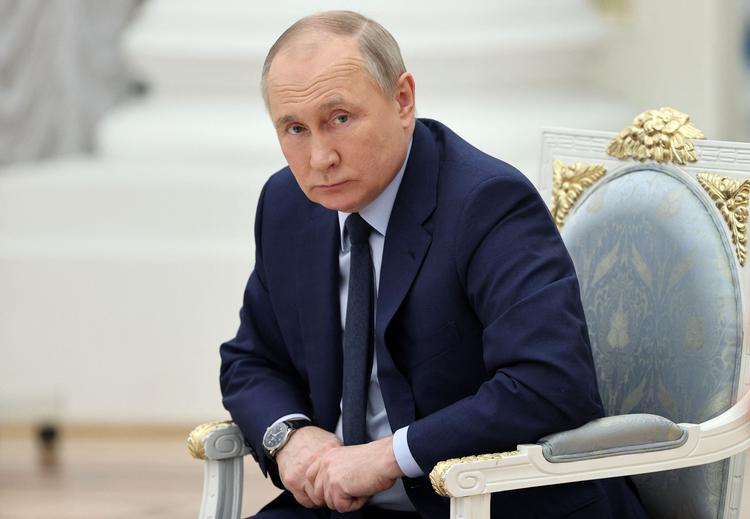 Vladimir Putin fotograferet tidligere i dag.  Foto: Mikhail Tereshchenko/Ritzau Scanpix