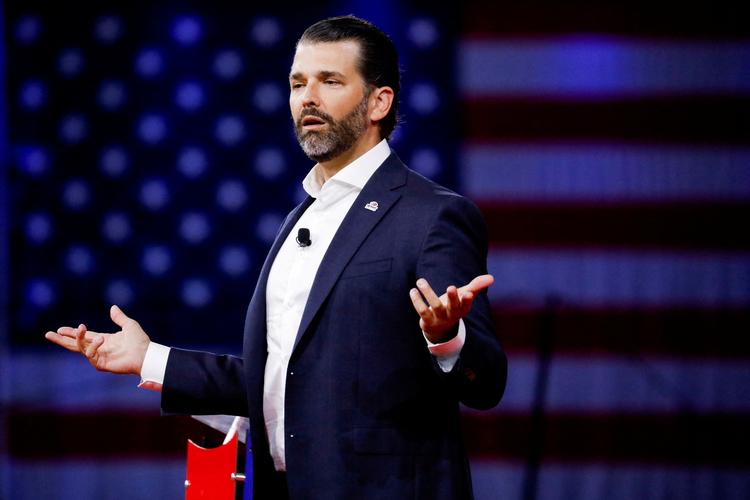 Der var lagt op til en ny streamingsucces, da platformen CNN+ blev lanceret. Nu lukker den, og det fryder blandt andre Donald Trump Jr. sig over. Foto: Marco Bello/Ritzau Scanpix