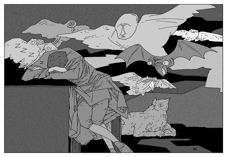 Tegning Per Marquard Otzen