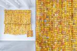 En beskuer fra Europa og omegn vil især hæfte sig ved de dekorative værdier, som Serge Attukwei Clotteys ’tæpper’ rummer. Men typisk for afrikansk kunst er der mere på spil end blot det, som behager øjet.  Foto: Peter Dalsgaard