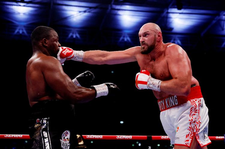 Den dobbelte sværvægtsmester Tyson Fury går på pension efter 33 ubesejrede kampe.  Foto: Andrew Couldridge/Ritzau Scanpix