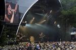 Der var fuldt hus til Swan Lee på bøgescenen i 2005. Samme år brød de op, men nu danner de band igen, 17 år efter bruddet.  Foto: Johnny Frederiksen