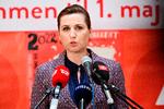 Statsminister Mette Frederiksen (S) glædede sig over, at det for første gang i 3 år var muligt at samles fysisk til 1. maj-arrangementer.  Foto: Philip Davali/Ritzau Scanpix