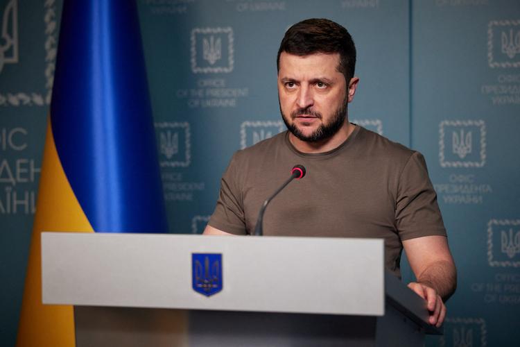 Volodymyr Zelenskiy  - har sat sin skæbne ind på, at Ukraine kan vinde sin frihed.  Foto: Ukrainian Presidential Press Ser/Ritzau Scanpix