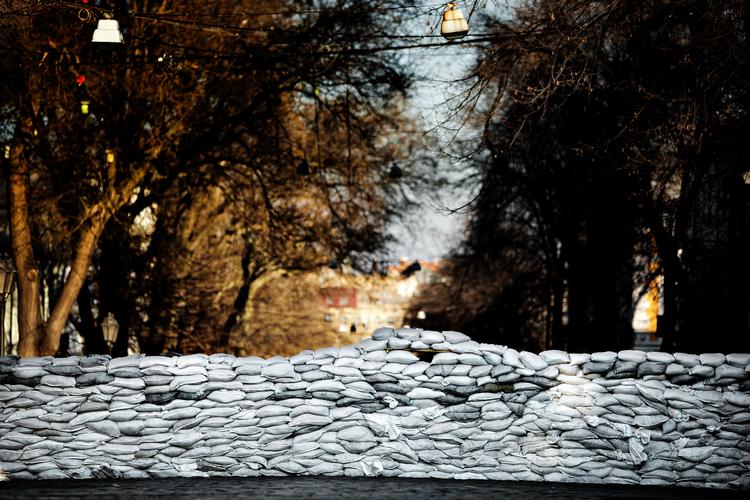 Politiken har blandt andet besøgt Odesa i begyndelsen af april, hvor der var sandsække overalt i den indre bykerne som et værn mod russerne. Foto: Martin Lehmann