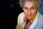 Astrid LIndgren fotograferet i København i 1997. Foto: Jan Grarup/Ritzau Scanpix