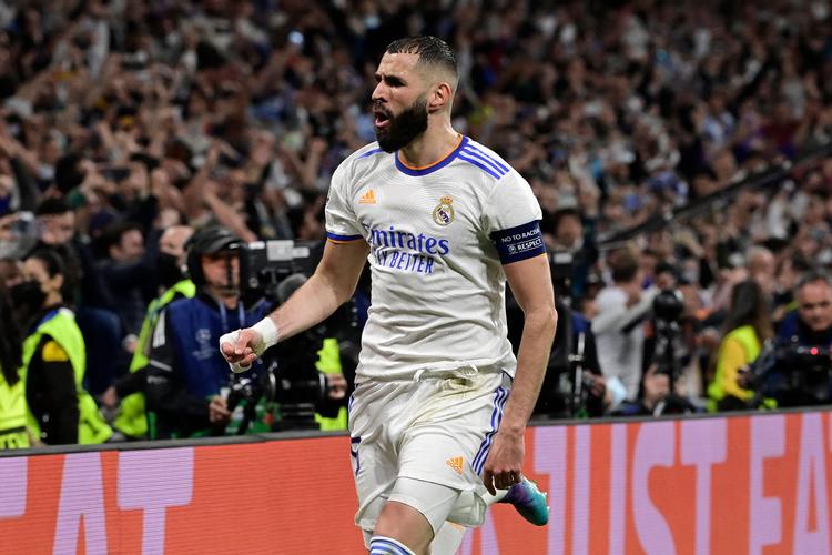  Karim Benzema blev matchvinder for Real Madrid.  Foto: Javier Soriano/Ritzau Scanpix
