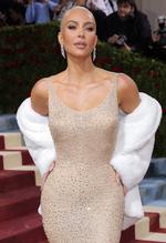Kardashian mødte op til Met Gala med kæresten Pete Davidson.  Foto: Andrew Kelly/Ritzau Scanpix
