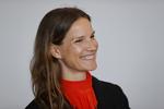 Marie Nipper er netop blevet præsenteret som ny direktør for Arken på et pressemøde i Ishøj. Foto: Jens Dresling