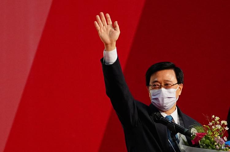 John Lee, Hongkongs nye politiske leder. Formelt tiltræder han den 1. juli. Foto: Lam Yik/Ritzau Scanpix