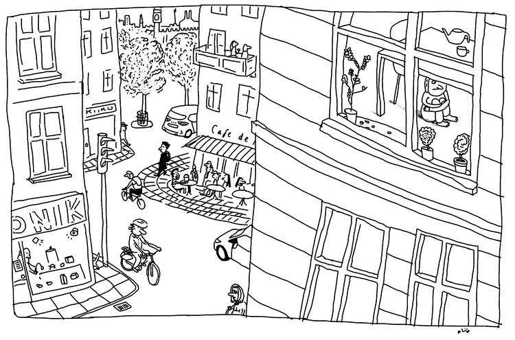 Tegning  Philip Ytournel