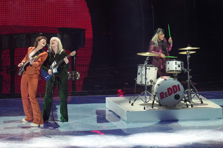 Reddi ses her under prøverne i Torino mandag 9.. maj. Foto: Luca Bruno/Ritzau Scanpix