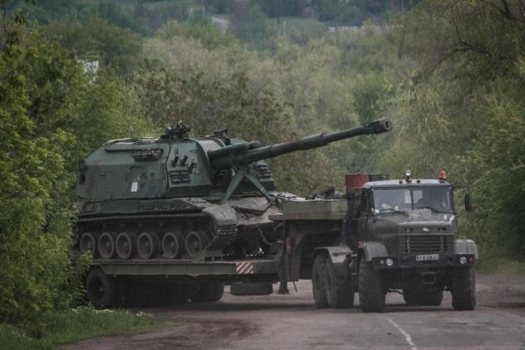 Ukrainske styrker i det østlige Ukraine kæmper mod den russiske invasion. Foto: Yasuyoshi Chiba/Ritzau Scanpix