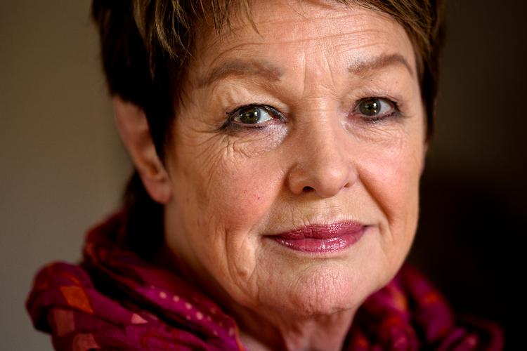 Skuespilleren Ghita Nørby korreksede Christian Fuhlendorffs udtale af 'krænkelse'.  Foto: Per Folkver