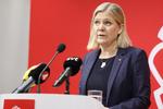 Den svenske statsminister Magdalena Andersson er vendt på en tallerken i spørgmålet om Sveriges medlemskab af Nato.  Foto: 1081 Fredrik Persson/tt/Ritzau Scanpix