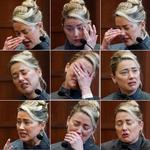 Amber Heard var hele følelsesregistret igennem i vidneskranken.  Foto: Steve Helber/Ritzau Scanpix