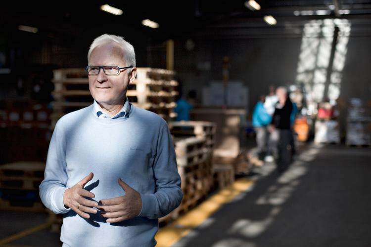 Christian Balslev Olesen har varetaget mange forskellige poster gennem karrieren. Her ses han i 2011 på Unicefs lager i Frihavnen, hvor han som chef for Unicefs mission i Libyen overså den nødhjælp, der blev sendt til det nordafrikanske land. Foto: Mie Brinkmann