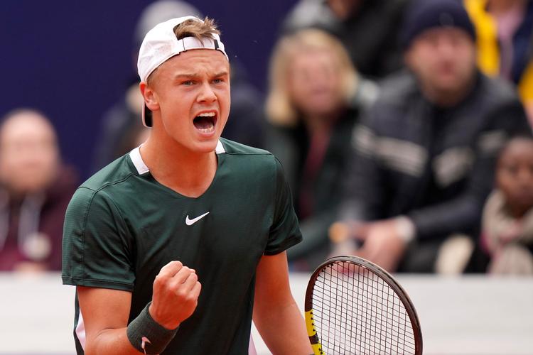 Holger Rune er meget tilfreds med at kende grand slam-turneringen French Opens anlæg Roland Garros rigtig godt, da han for tre år siden vandt juniortitlen i Paris. Foto: Matthias Schrader/Ritzau Scanpix