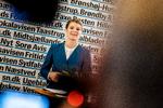  Kulturminister Ane Halsboe-Jørgensen (S) præsenterede regeringens medieudspil i februar. Nu har de borgerlige forladt forhandlingerne. Foto: Henning Hjorth