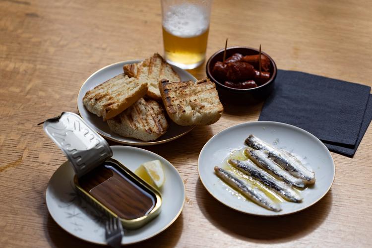 Dåsemaden er ren verdensklasse på Contento, og vi glemte at spise brød til, selv om det traditionelt er en klassisk bestanddel af pintxos, Baskerlandets svar på tapas.  Foto: Marcus Emil Christensen