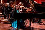 Den legendariske russiske pianist Elisabeth Leonskaja ved flyglet søndag eftermiddag i Koncerthuset i DR-Byen. Foto: Marcus Emil Christensen